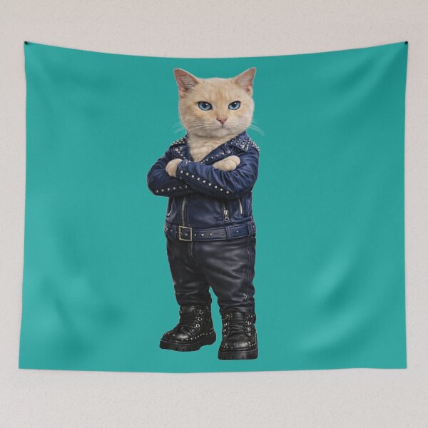 Item preview, shiloh the biker burmese cat- Jack of all trades gentle leader of the pack designed and sold by Mishco courier co.