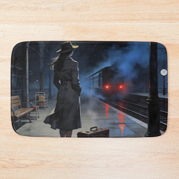 Item preview, Vintage Travel Night Scene designed and sold by storestshops.