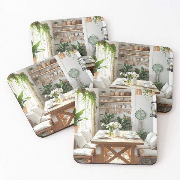 Item preview, Organic Modern Japandi Dining Room Interior designed and sold by Jade Ado.