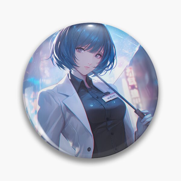 Item preview, Tae Takemi Persona 5 Umbrella Rainy Night Neon Doctor Style designed and sold by TanglenRabbit.
