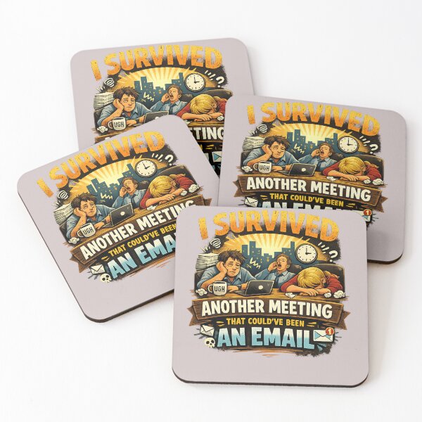 Item preview, I survived another meeting  designed and sold by ARTGENERATESART.