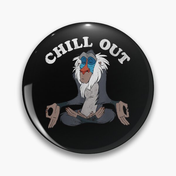 Item preview, Lion King Rafiki Chill Out Meditation Graphic designed and sold by rafaelvargas18.
