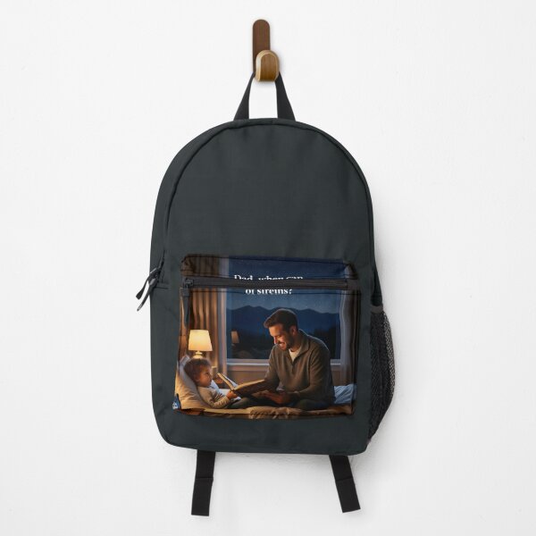 Item preview, "Dad, When Can We Live Without the Sound of Sirens?" designed and sold by Creative-RE.