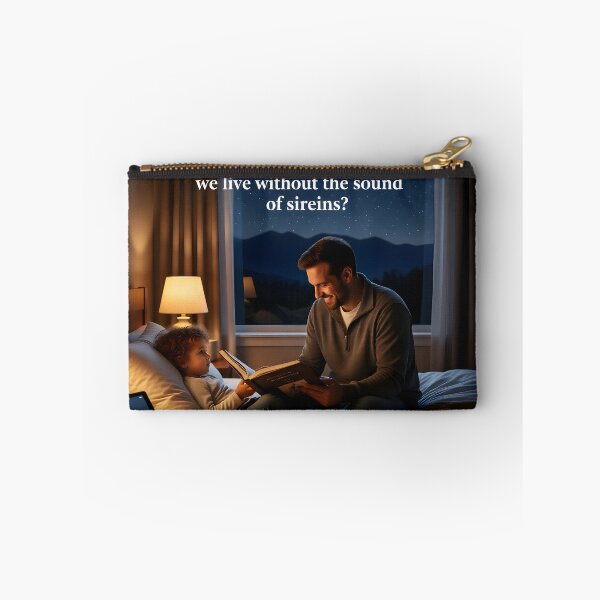 Item preview, "Dad, When Can We Live Without the Sound of Sirens?" designed and sold by Creative-RE.