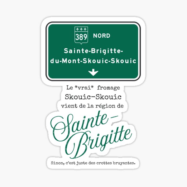 Le *vrai* fromage Skouic-Skoiuc Sticker