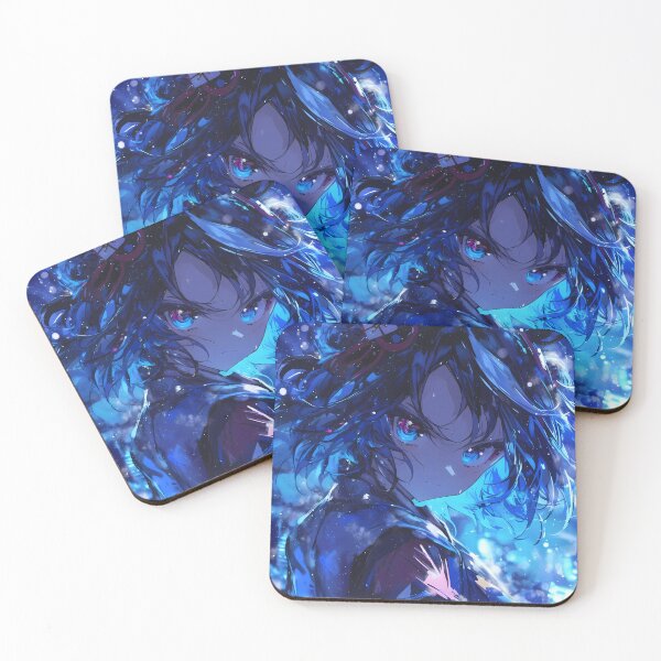 Item preview, Kitasan Black Uma Musume Night Snow Blue Glow Stare designed and sold by TanglenRabbit.