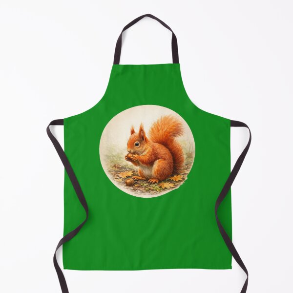 Item preview, Woodland Squirrel – Busy Forest Gatherer | Woodland Animal Collection designed and sold by TheJoyfulPen.