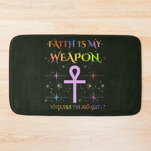 Item preview, Faith is my weapon designed and sold by royaltking100.