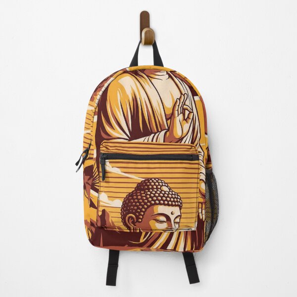 Item preview, Buddha in Desert with Camel Caravan designed and sold by ChiqueAvenue.