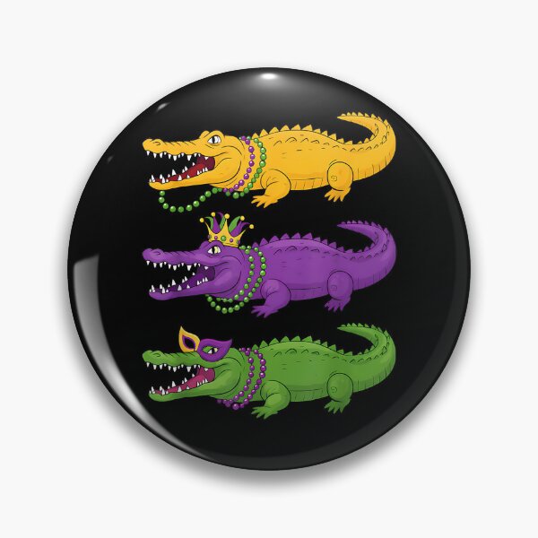 Item preview, Mardi Gras Aligator Crocodiles Beads Louisiana Women Men Kid designed and sold by Boutkimaewab.