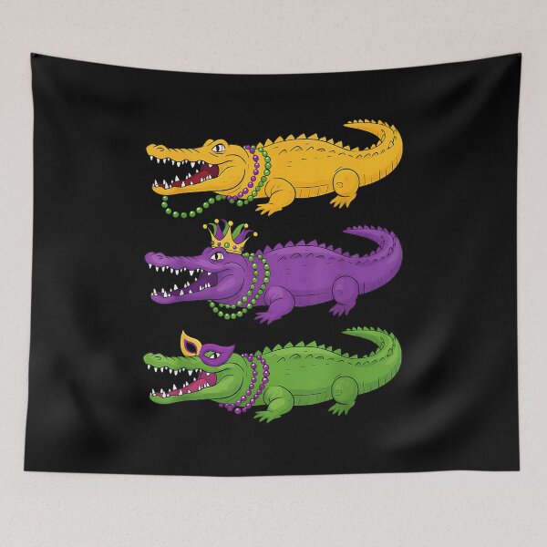 Item preview, Mardi Gras Aligator Crocodiles Beads Louisiana Women Men Kid designed and sold by Boutkimaewab.
