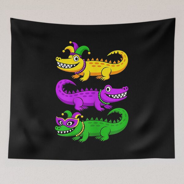 Item preview, Mardi Gras Alligator for Kids Boys Mens Youth designed and sold by Boutkimaewab.
