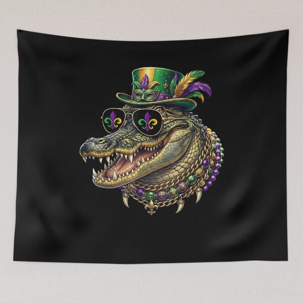 Item preview, Mardigator Mardi Gras Alligator Costume Funny Mardi Gras designed and sold by Boutkimaewab.