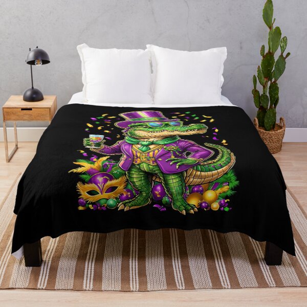 Item preview, Masked Alligator Mardi Gras Funny Crocodile Men Women Kid designed and sold by Boutkimaewab.