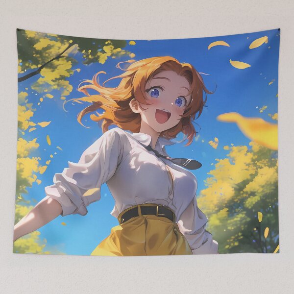 Item preview, Orange Pekoe Girls Und Panzer Cheerful Autumn Run Under Leaves designed and sold by bystudiolereve.