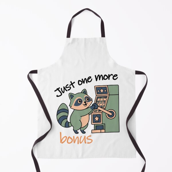 Item preview, Just One More Bonus Funny Gambling Raccoon designed and sold by PixPal.