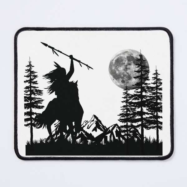 Item preview, Native American Warrior Night designed and sold by Kennedy Fun Tee's.