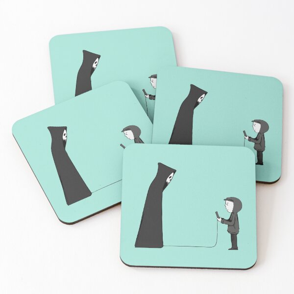 Item preview, Death vs Phone designed and sold by Soft Mayhem Studio.
