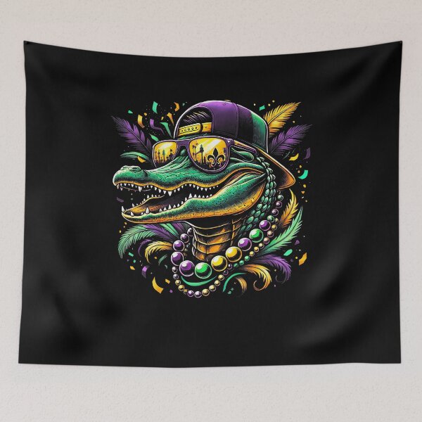 Item preview, Mardigator Alligator Costume Kids Boys Mardi Gras designed and sold by Boutkimaewab.