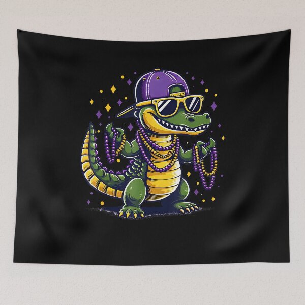 Item preview, Aligator Crocodiles Mardi Gras Costume Men Women Mardi Gras designed and sold by Boutkimaewab.