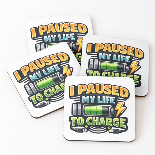 Item preview, I Paused My Life to Charge designed and sold by IMB.