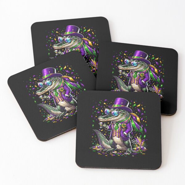 Item preview, Mardigator Mardi Gras Alligator Costume Men Women Mardi Gras designed and sold by Boutkimaewab.