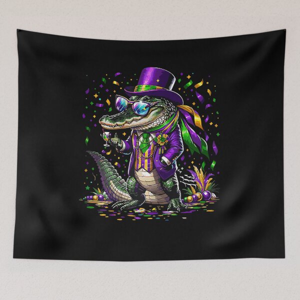 Artikelvorschau, Mardigator Mardi Gras Alligator Kostüm Männer Frauen Mardi Gras entworfen und verkauft von Boutkimaewab.