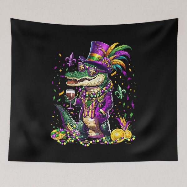 Artikelvorschau, Mardigator Mardi Gras Alligator Kostüm Männer Frauen Mardi Gras entworfen und verkauft von Boutkimaewab.
