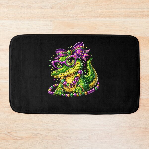 Item preview, Cute Mardi Gras Alligator Gator Beads Mask Couples designed and sold by Boutkimaewab.