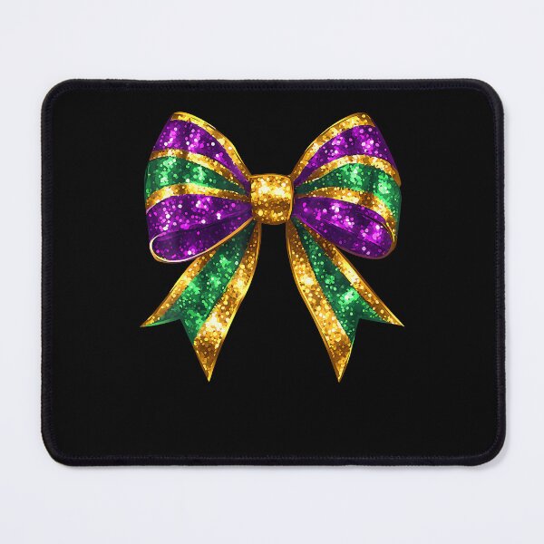 Item preview, mardi gras coquette bow women Women Kids designed and sold by Boutkimaewab.
