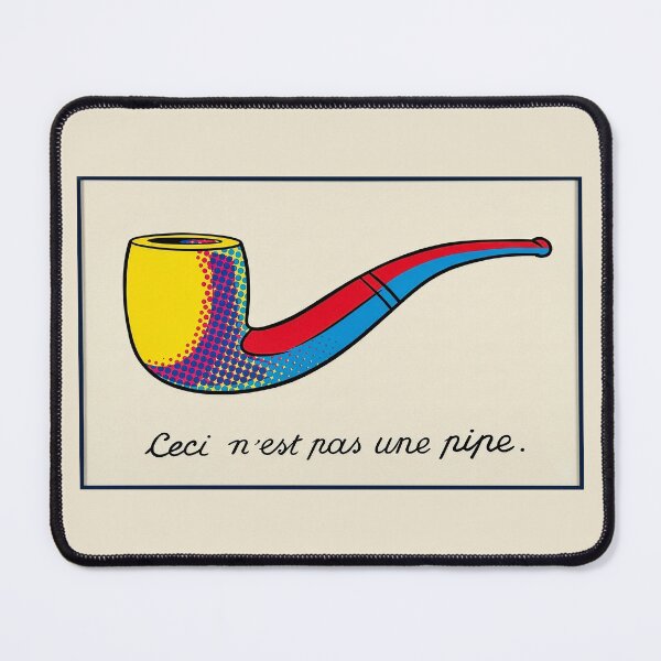 Item preview, This is Not a Pipe Pop Art Surrealist Graphic designed and sold by Terry Bain.