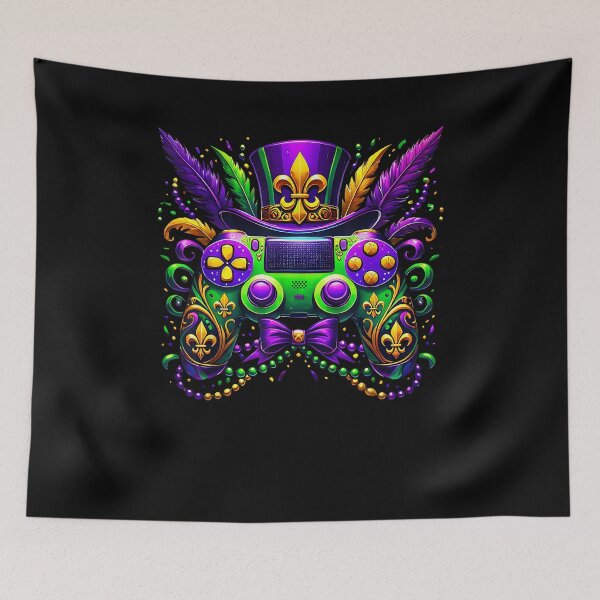 Item preview, Mardi Gras Video Game Controller Jester Hat Costume Kids designed and sold by Boutkimaewab.