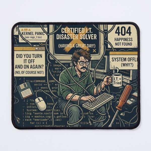 Item preview, Lost in Code  Vintage Programmer Life designed and sold by KurtByteStudio.