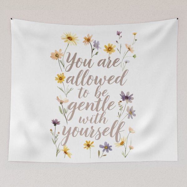 Item preview, Allowed to Be Gentle With Yourself designed and sold by CoquetteLunaCo.