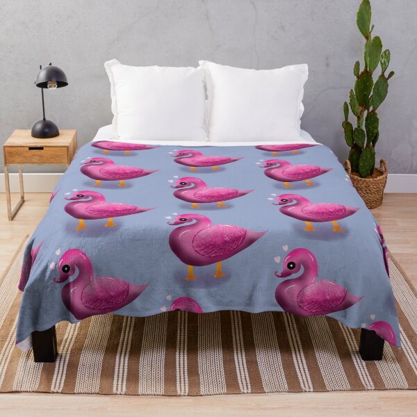 Item preview, Cute Pink Rubber Duck with Hearts | Kawaii 3D Bird Art designed and sold by HopeAndHustle.