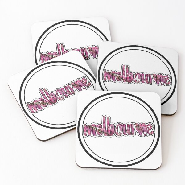 Item preview, Melbourne logo with state floral emblem text designed and sold by AussieVarsity.