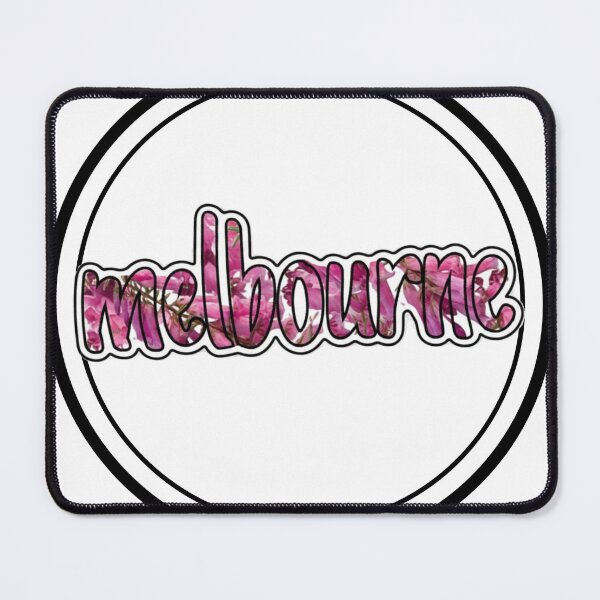 Item preview, Melbourne logo with state floral emblem text designed and sold by AussieVarsity.