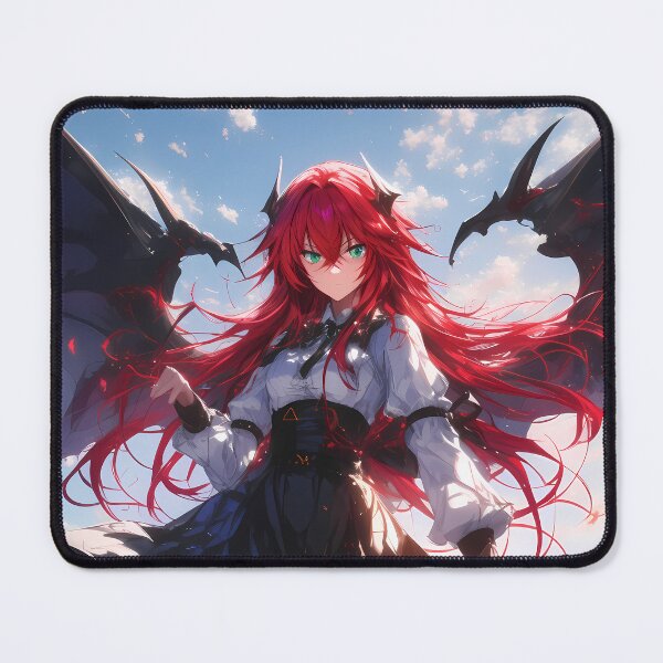 Item preview, Rias Gremory High School Dxd Red Hair Demon Wings Fantasy Sky designed and sold by bystudiolereve.