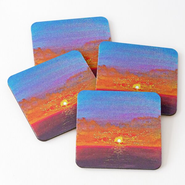 Item preview, Fiery sunset designed and sold by NonasArtCorner.