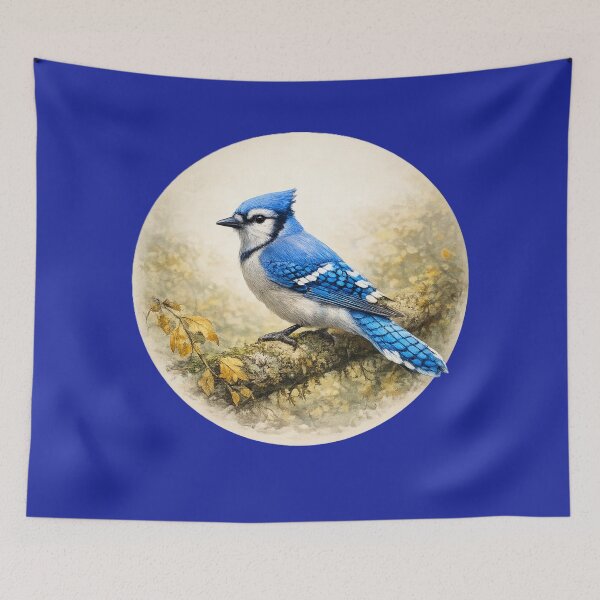 Item preview, Blue Jay – Brilliant Forest Sentinel | Woodland Animal Collection designed and sold by TheJoyfulPen.