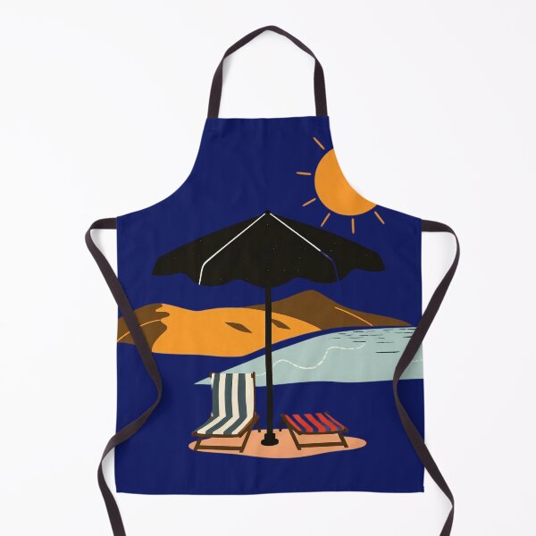 Item preview, Sunny Beach Escape – Minimal Summer Seaside Illustration designed and sold by KiraChie.