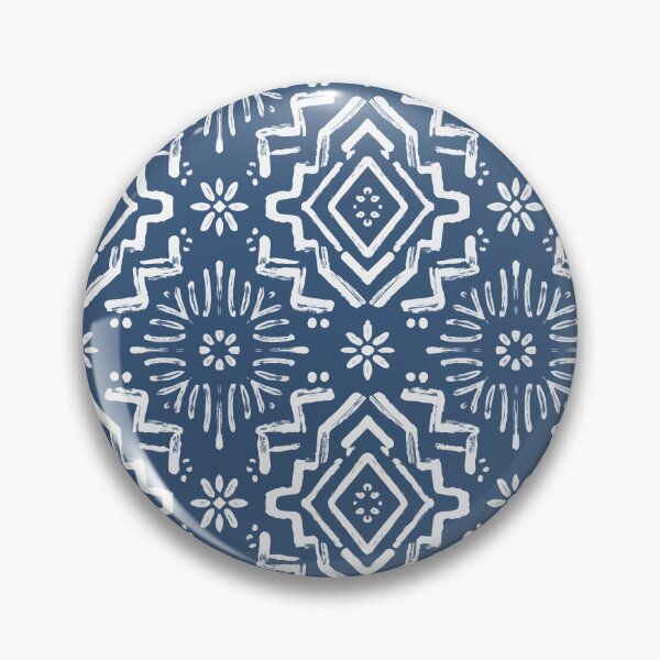 Item preview, Boho Geometric Seamless Pattern, Southwestern Aztec Digital Paper, Indigo Tribal Textile Design, Folk Block Print Fabric Pattern, Bohemian Repeat Tile designed and sold by FRH Design ⭐⭐⭐⭐⭐.