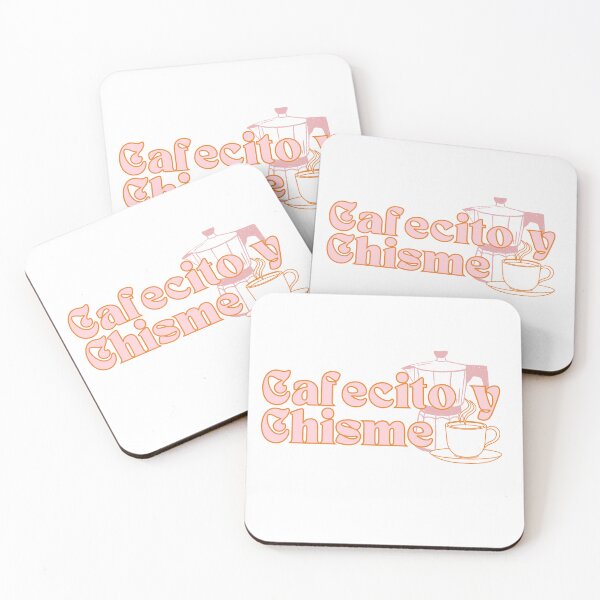 Item preview, Cafecito y Chisme Sticker Funny Latina Sticker Cuban Coffee Chismosa Gift Latina Pride Retro Cafecito Sticker Hispanic Gift designed and sold by PJZShop.