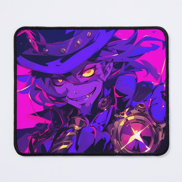 Item preview, Mephisto Pheles Blue Exorcist Purple Neon Top Hat Trickster designed and sold by bystudiolereve.