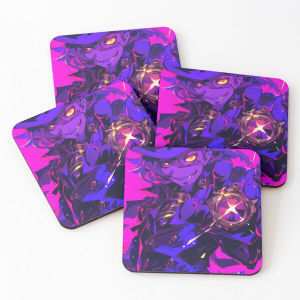 Item preview, Mephisto Pheles Blue Exorcist Purple Neon Top Hat Trickster designed and sold by bystudiolereve.