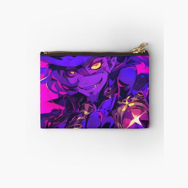 Item preview, Mephisto Pheles Blue Exorcist Purple Neon Top Hat Trickster designed and sold by bystudiolereve.
