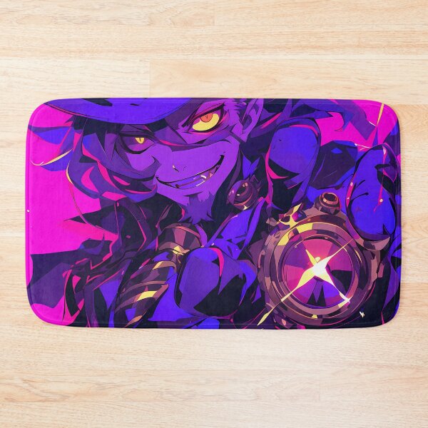 Item preview, Mephisto Pheles Blue Exorcist Purple Neon Top Hat Trickster designed and sold by bystudiolereve.