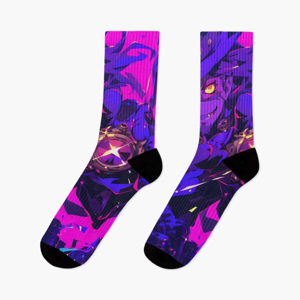 Item preview, Mephisto Pheles Blue Exorcist Purple Neon Top Hat Trickster designed and sold by bystudiolereve.