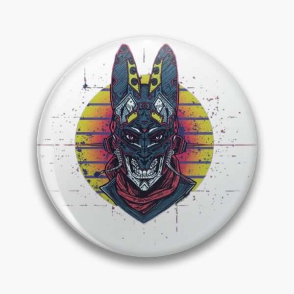 Item preview, Neon Vengeance: The Cyber-Oni Warrior designed and sold by Vikkokansana.