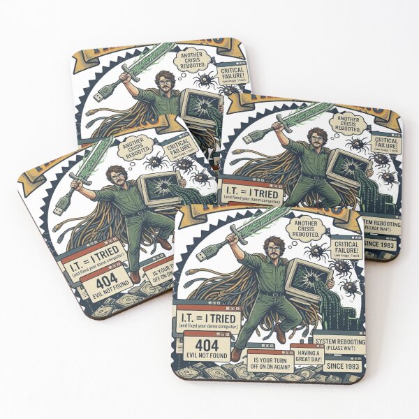 Item preview, Virus Slayer  Vintage IT Hero designed and sold by KurtByteStudio.